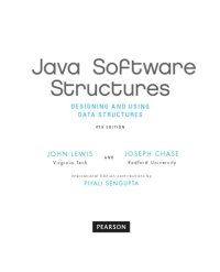 cover of the book Java Software Structures [4th ed.]