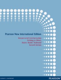 cover of the book Interpersonal communication : relating to others