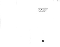 cover of the book Poverty: a history