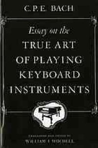 cover of the book Essay on the true art of playing keyboard instruments