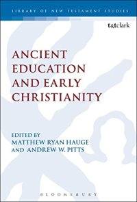 cover of the book Ancient Education and Early Christianity