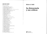 cover of the book La Democracia y sus Criticos