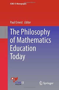 cover of the book The Philosophy of Mathematics Education Today