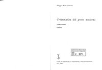 cover of the book Grammatica del greco moderno. Volume secondo: Esercizi