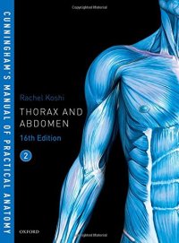 cover of the book Cunningham’s Manual of Practical Anatomy. Volume 2: Thorax and abdomen