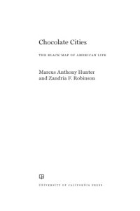 cover of the book Chocolate Cities: The Black Map of American Life