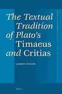 cover of the book The Textual Tradition of Plato’s Timaeus and Critias