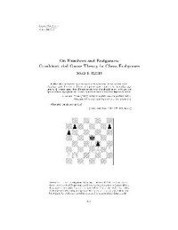 cover of the book Combinatorial game Theory in Chess Endgames