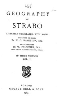 cover of the book The geography of Strabo