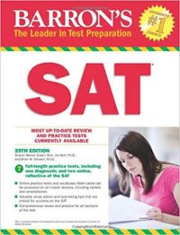 cover of the book Barron’s SAT