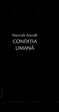 cover of the book Condiţia umană