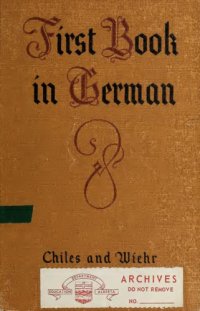 cover of the book First Book in German