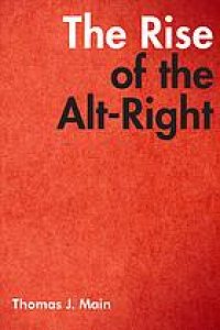 cover of the book The rise of the Alt-Right