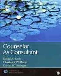 cover of the book Counselor as consultant