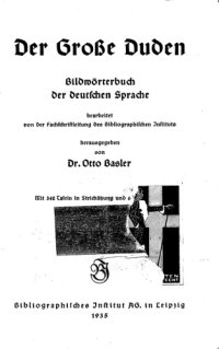 cover of the book Bildwörterbuch der deutschen Sprache