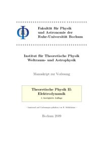 cover of the book Theoretische Physik II: Elektrodynamik