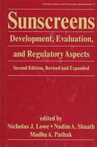 cover of the book Sunscreens : development, evaluation, and regulatory aspects