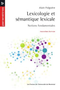 cover of the book Lexicologie et sémantique lexicale: Notions fondamentales