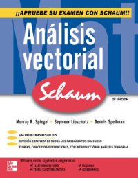 cover of the book Análisis Vectorial