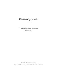 cover of the book Elektrodynamik