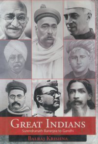 cover of the book Great Indians: Surendranath Banerjea to Gandhi