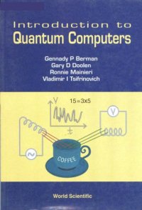 cover of the book Introduction to quantum computers