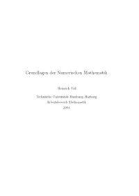 cover of the book Grundlagen der Numerischen Mathematik