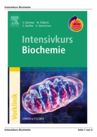 cover of the book Intensivkurs Biochemie : mit 93 Tabellen