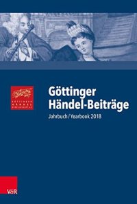 cover of the book Göttinger Händel-Beiträge, Band 19: Jahrbuch/Yearbook 2018