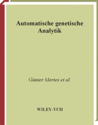 cover of the book Automatische genetische Analytik