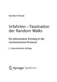 cover of the book Irrfahrten: Faszination der Random Walks. Ein elementarer Einstieg in die stochastischen Prozesse