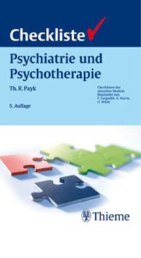 cover of the book Checkliste Psychiatrie und Psychotherapie : 132 Tabellen : 19 Abbildungen