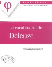 cover of the book Le vocabulaire de Deleuze