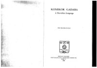 cover of the book Konekor Gadaba: A Dravidian language