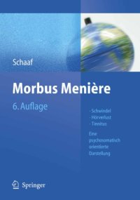 cover of the book Morbus Menière : Schwindel, Hörverlust, Tinnitus : eine psychosomatisch orientierte Darstellung