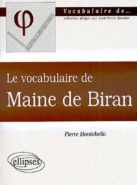 cover of the book Le vocabulaire de Maine de Biran