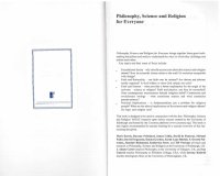 cover of the book Philosophy, Science and Religion for Everyone