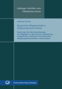 cover of the book Bürgerliche Mitgliedschaft in Religionsgemeinschaften