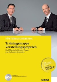 cover of the book Trainingsmappe Vorstellungsgespräch : Die 200 entscheidenden Fragen und die besten Antworten.