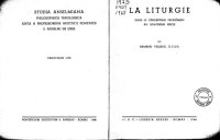 cover of the book La liturgie dans le cénobitisme pachômien au quatrième siècle,