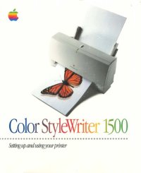 cover of the book Color Stylewriter 1500 Manual. Setting up and using your printer