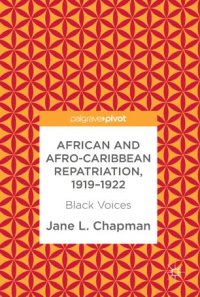 cover of the book African and Afro-Caribbean Repatriation, 1919–1922