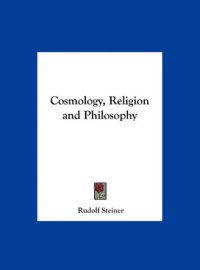 cover of the book Cosmology Religion and Philosophy