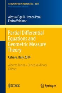 cover of the book Partial Differential Equations and Geometric Measure Theory