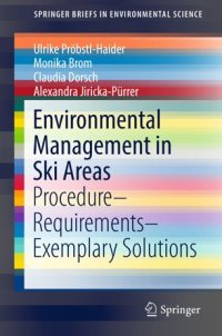 cover of the book Environmental Management in Ski Areas