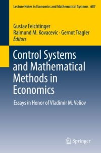 cover of the book Control Systems and Mathematical Methods in Economics