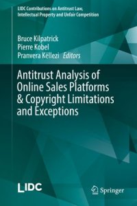 cover of the book Antitrust Analysis of Online Sales Platforms & Copyright Limitations and Exceptions