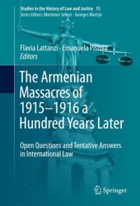 cover of the book The Armenian Massacres of 1915–1916 a Hundred Years Later