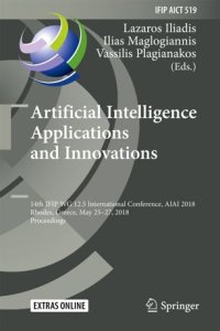 cover of the book Artificial Intelligence Applications and Innovations