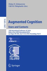 cover of the book Augmented Cognition: Users and Contexts